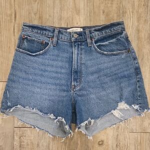 Abercrombie & Fitch Blue Jean Shorts